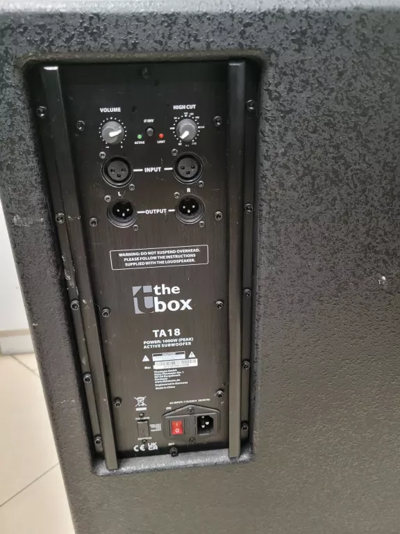 KOLUMNA ACTIVE 18" BANDPASS SUBWOOFER THOMANN THE BOX TA18