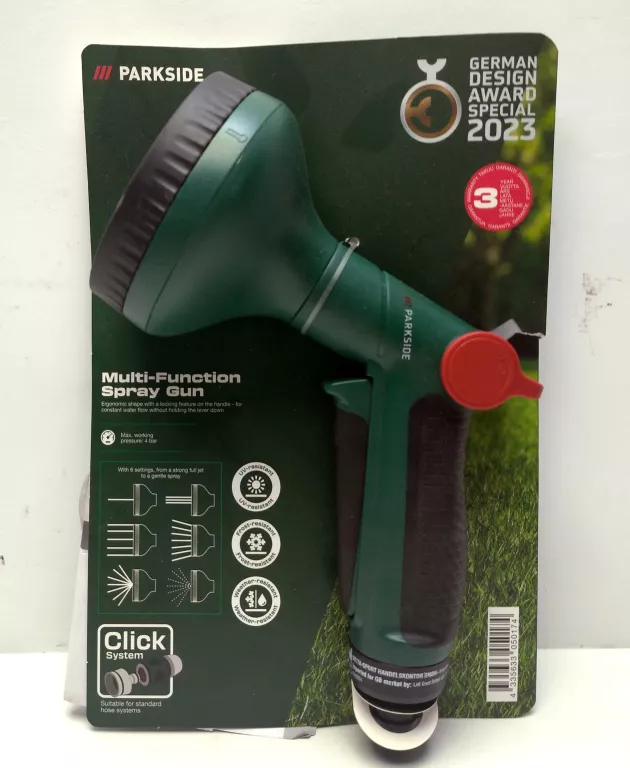 PARKSIDE PISTOLET ZRASZAJĄCY WIELOFUNKCYJNY