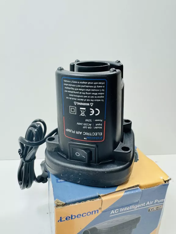 POMPKA ELEKTRYCZNA 230V SIECIOWA DO MATERACA PIŁKI BASENU SZYBKA