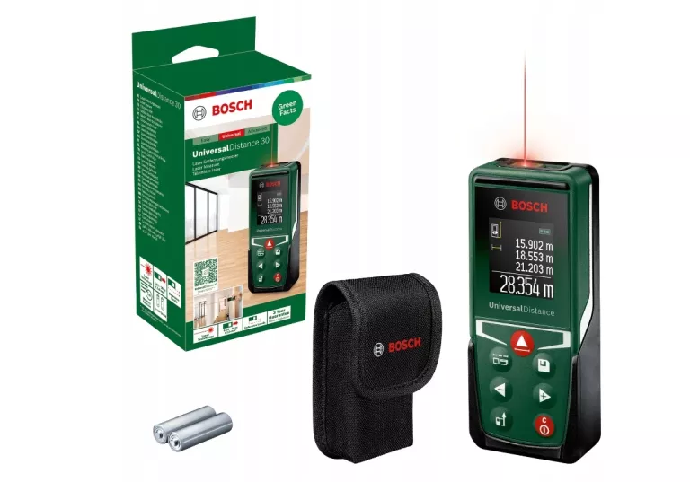DALMIERZ LASEROWY BOSCH MIERNIK ODLEGŁOŚCI UNIVERSALDISTANCE 30 M