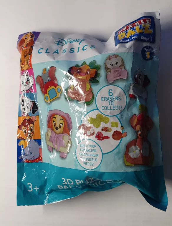 DISNEY PUZZLE GUMKI 3D DO MAZANIA