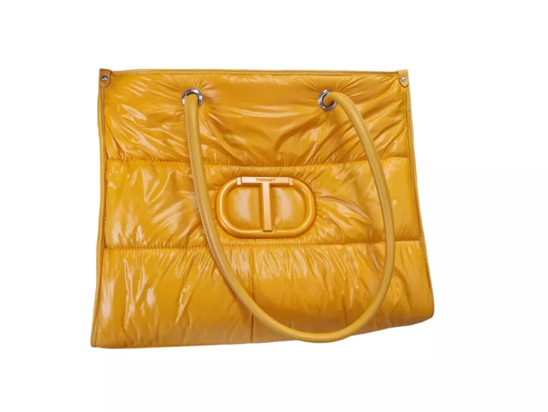 TWINSET TOTE BAG TOREBKA 01780 YELLOW POMARAŃCZOWA
