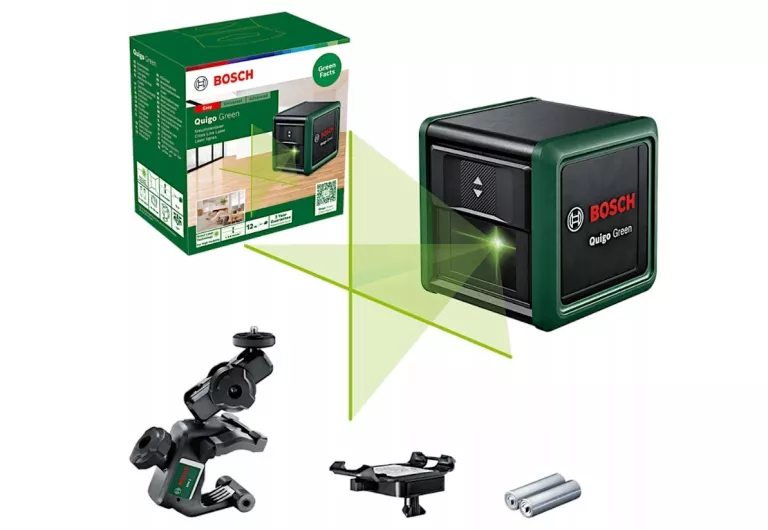 BOSCH ZIELONY LASER KRZYŻOWY QUIGO GREEN 12 M 0603663C02