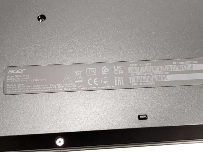 LAPTOP ACER NITRO V15