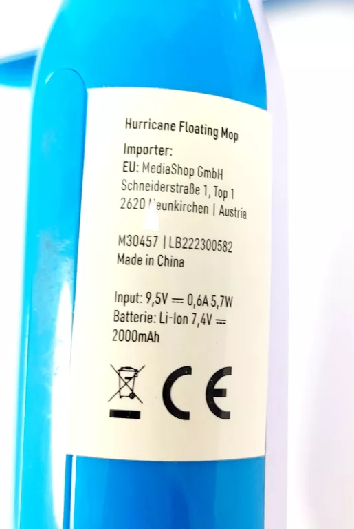 MOP ELEKTRYCZNY/OBROTOWY HURRICANE FLOATING M30457