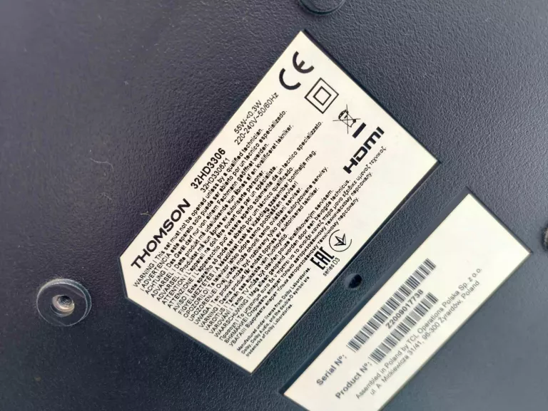 TV THOMSON 32HD3301 + PILOT