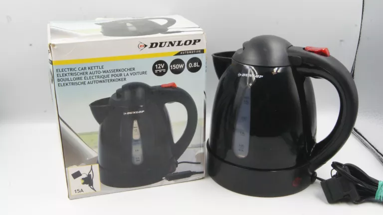 CZAJNIK SAMOCHODOWY TURYSTYCZNY DUNLOP PUD 150W 0,8L 12V