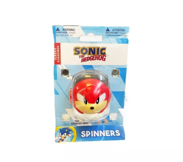ZABAWKA SONIC THE HEDGEHOG SPINNERS - CZERWONY