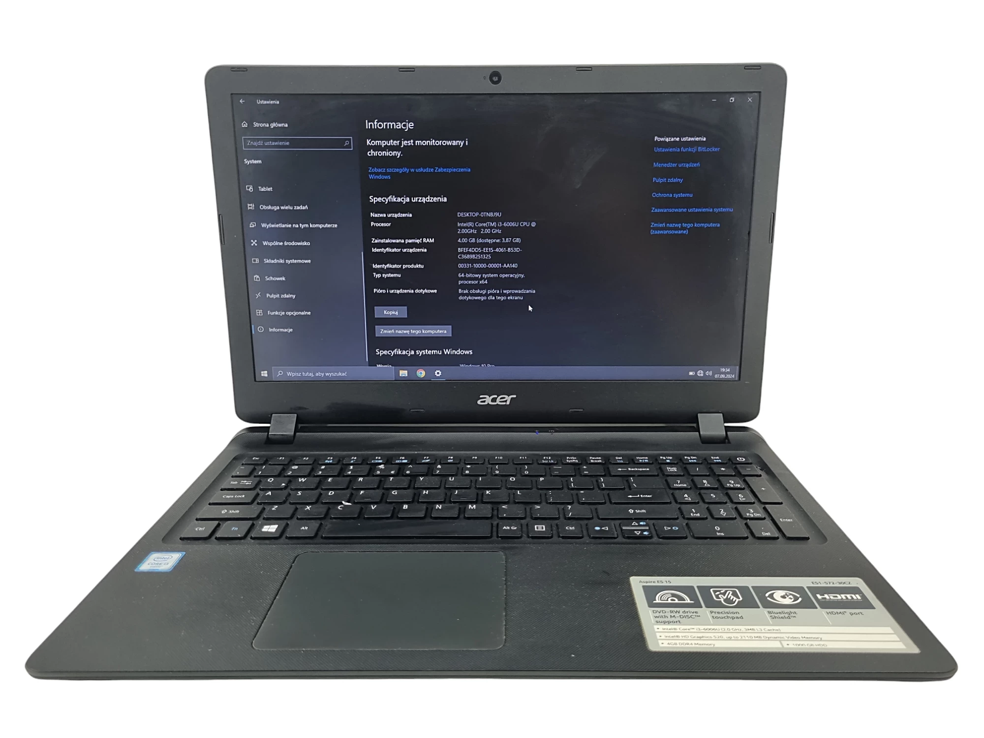 laptop-acer-aspire-n16c1-156-intel-core-i3-4-gb-256-gb-stan-uzywany