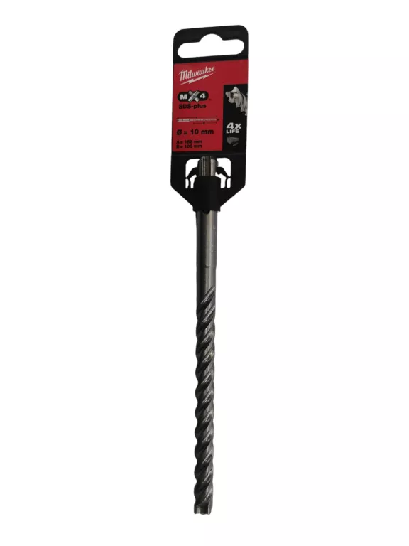 WIERTŁO DO BETONU MILWAUKEE 4X 10MM 165/100