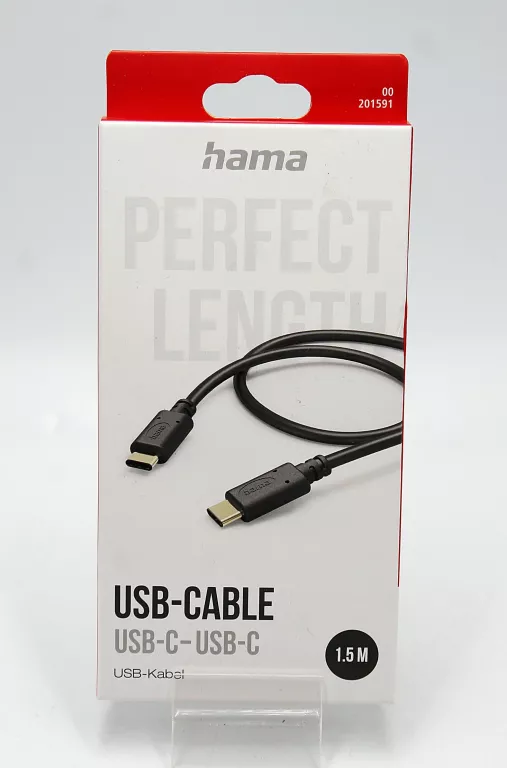 KABEL USB TYP A - USB TYP C HAMA 1,5M CZARNY 00201591