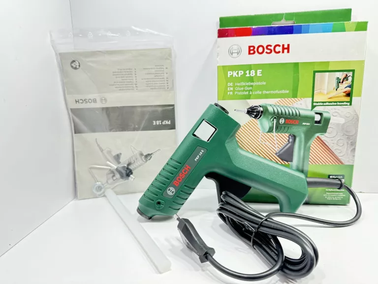 PISTOLET DO KLEJU NA GORĄCO BOSCH PKP 18 E + KLEJ