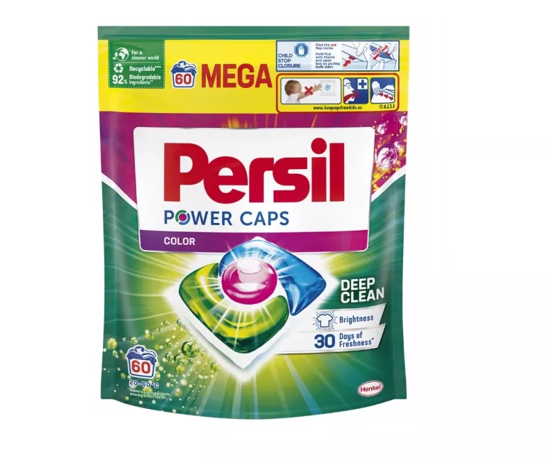 PERSIL POWER CAPS KAPSUŁKI DO PRANIA KOLORU 60 SZT