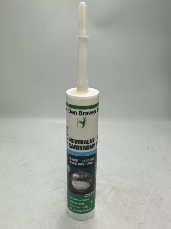 DEN BRAVEN SILIKON SANITARNY BIAŁY 300ML
