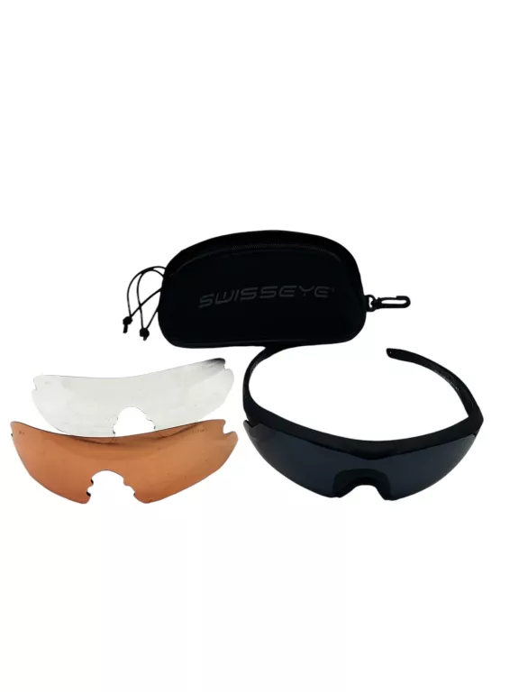 SWISSEYE BALISTYCZNE OKULARY TAKTYCZNE NIGHTHAWK CZARNE SMOKE