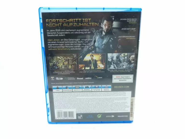 DEUS EX MANKIND DIVIDED PS4
