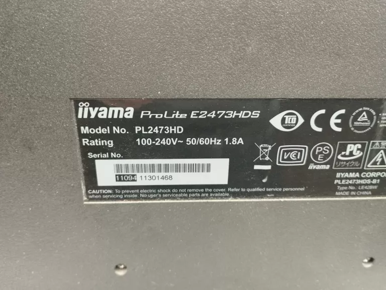 MONITOR IYAMA PROLITE E2473HDS