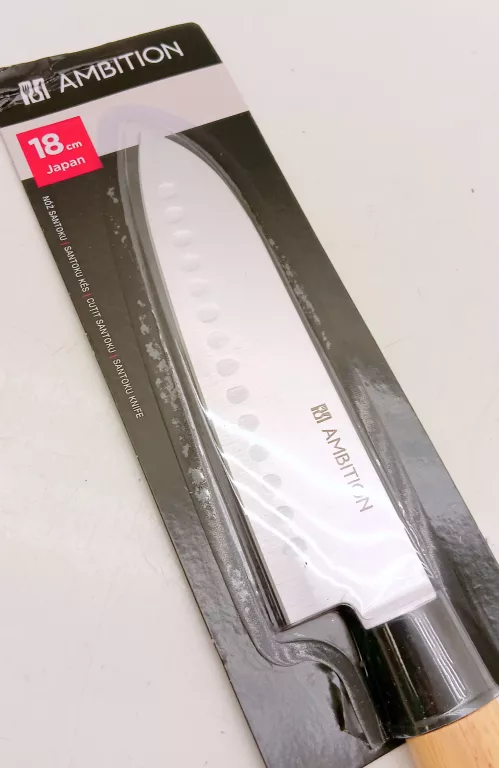 NÓŻ SANTOKU 18CM AMBITION