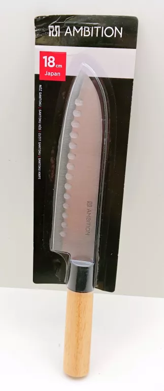 NÓŻ SANTOKU 18CM AMBITION