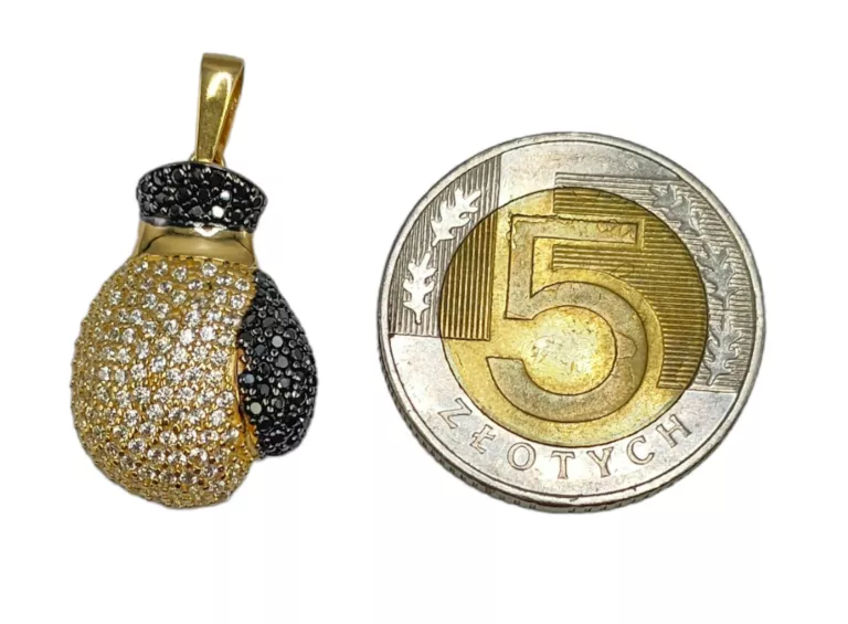ZŁOTA ZAWIESZKA RĘKAWICA BOKSERSKA Z1 P-585/W-2,65 G