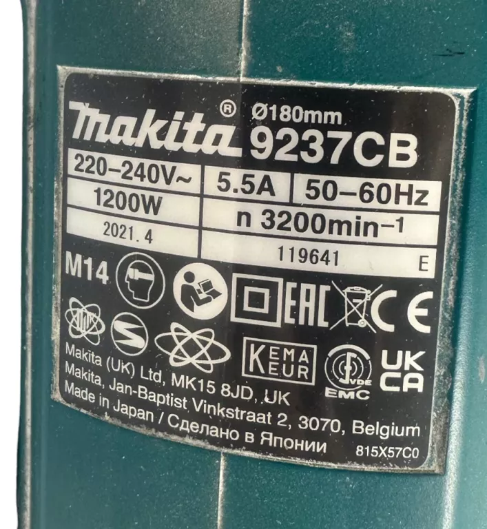 POLERKA MAKITA 9237CB!