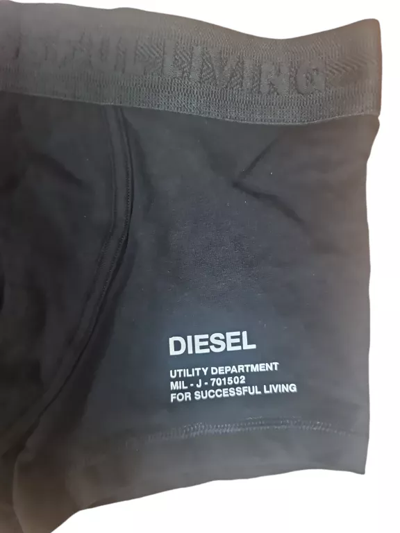 CZARNY BOKSERKI 'UMBX-DAMIEN' DIESEL ROZMIAR S