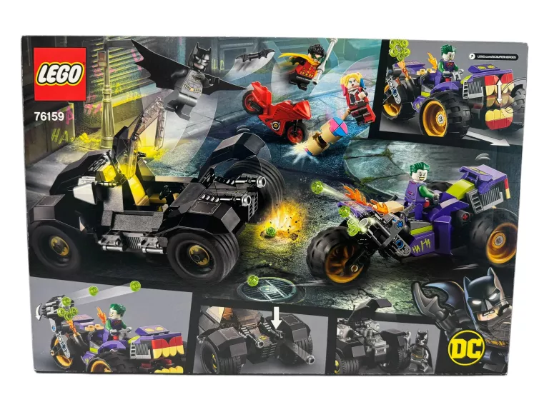 LEGO DC TRÓJKOŁOWY MOTOCYKL JOKERA 76159
