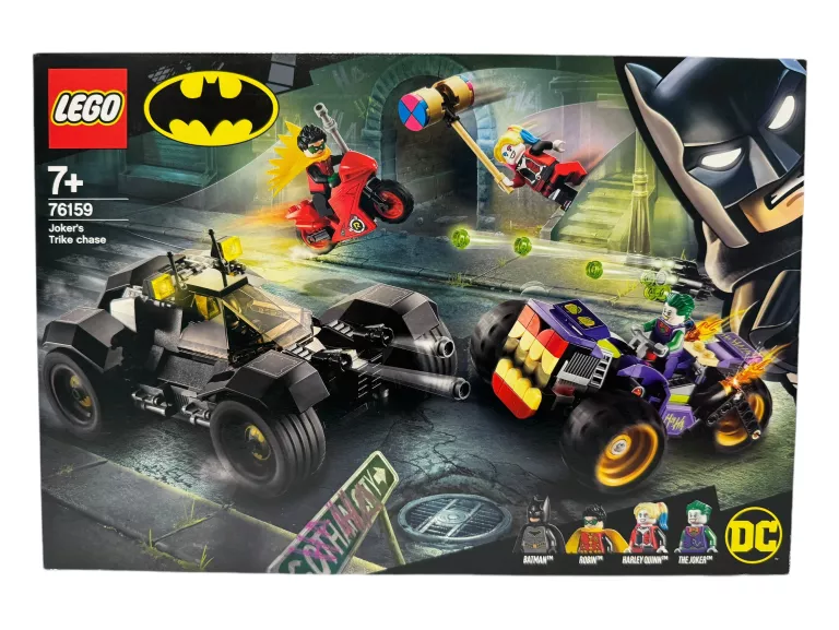 LEGO DC TRÓJKOŁOWY MOTOCYKL JOKERA 76159