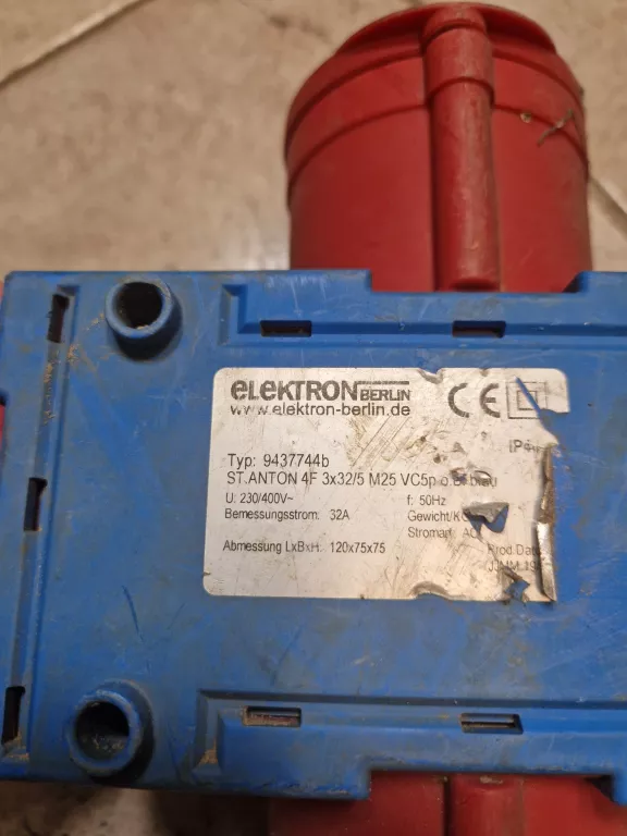 ROZDZIELACZ SIŁOWY ELEKTRON BERLIN 3X32/5 M25 TRÓJNIK