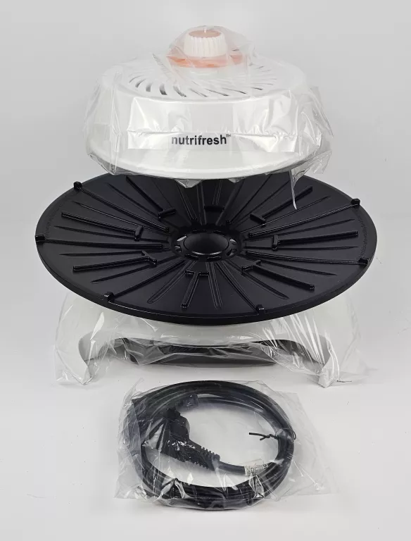 GRILL ELEKTRYCZNY NUTRIFRESH 1500W BIAŁY KOMPLET JAK NOWY!
