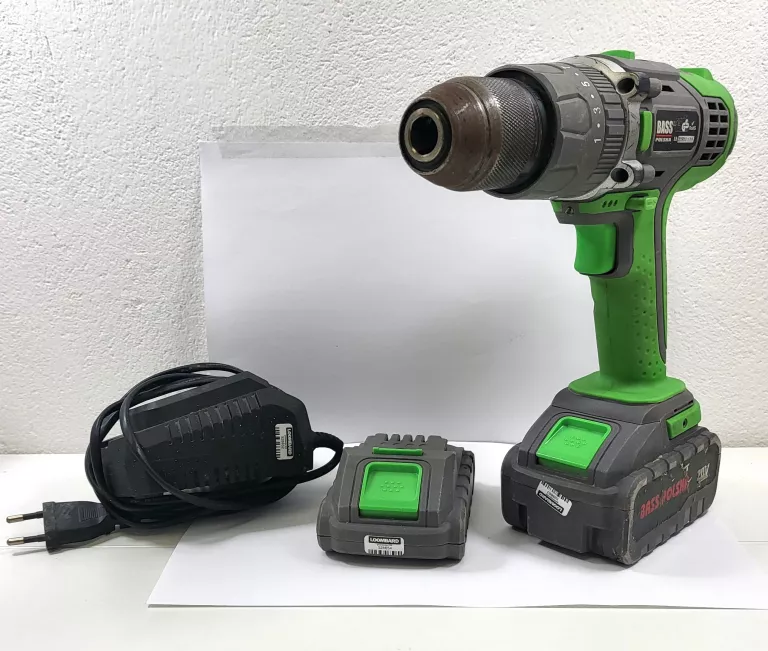 BASS POLSKA WKRĘTARKA UDAROWA 20V+ 2XAKU+ŁADOWARKA