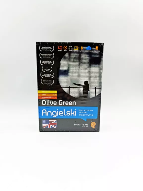 OLIVE GREEN KURS JĘZYKOWY Z FILMEM INTERAKTYWNYM WSZYSTKIE POZIOMY A1-C1