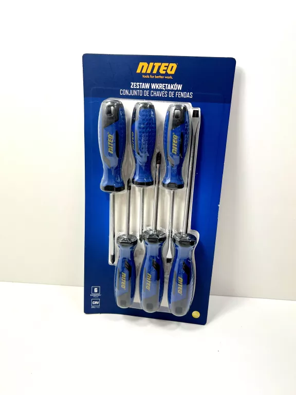 ZESTAW WKRĘTAKÓW NITEO TOOLS 6 ELEMENTÓW 6PSD0269-24