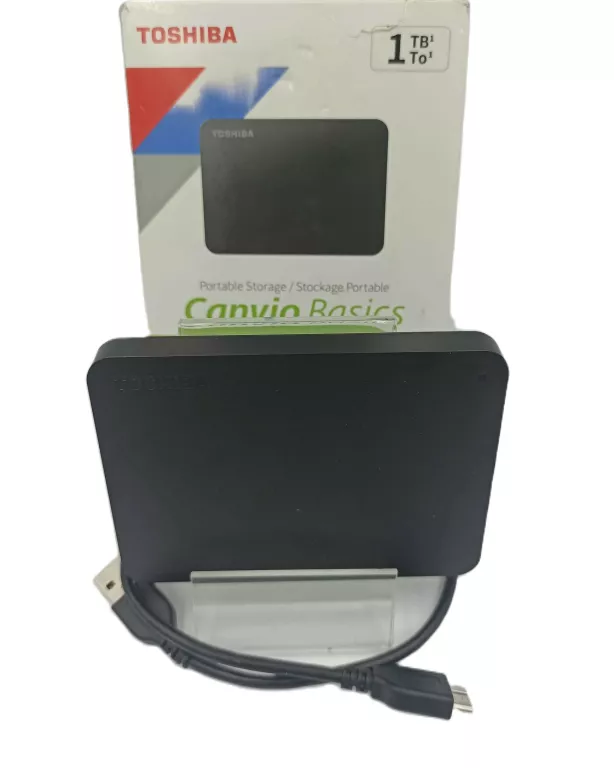 DYSK ZEWNĘTRZNY TOSHIBA CANVIO BASICS DTB410 1T KOMPLET