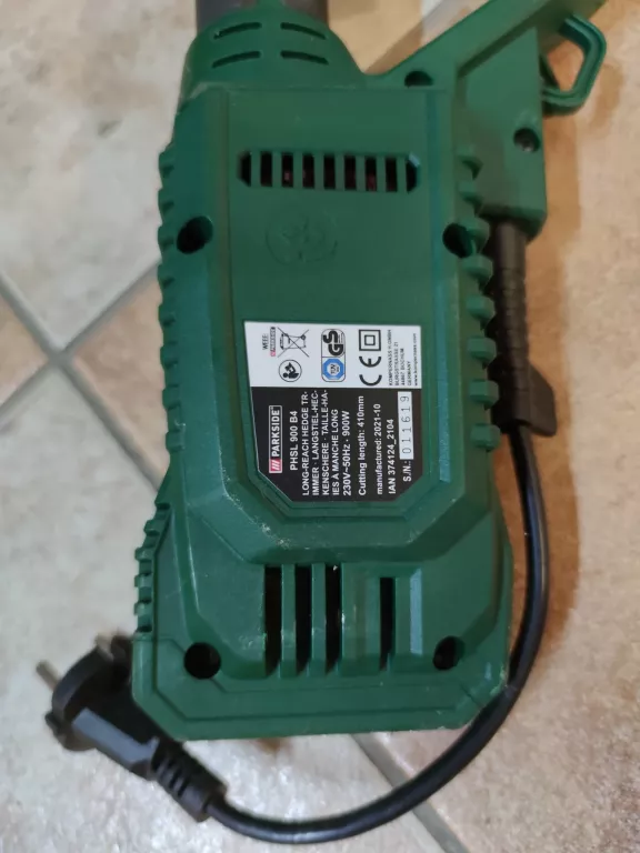 NOŻYCE DO ŻYWOPŁOTU Z TRZONKIEM PARKSIDE PHSL 900 B4