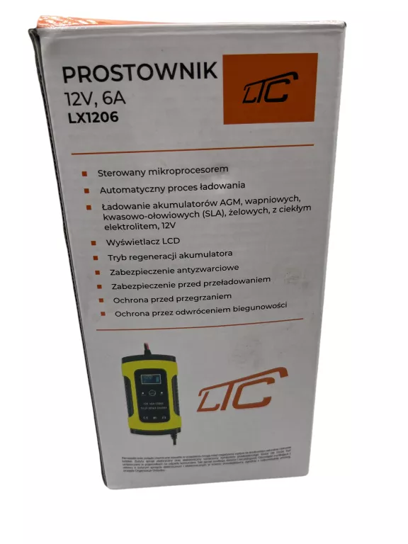 PROSTOWNIK AUTOMATYCZNY LTC 12V,6A LX1206