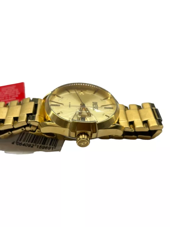 ZESTAW MĘSKI DIESEL DZ2162/3 SET ZŁOTY FASHION