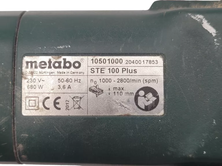 WYRZYNARKA METABO STE 100 PLUS 710W 100MM/25MM/10MM