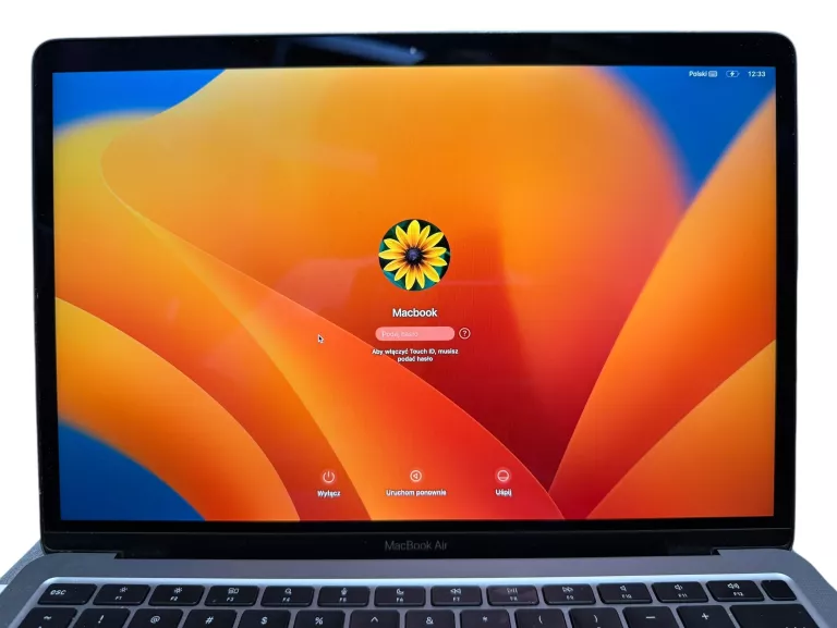 LAPTOP MACBOOK AIR M1 13.3" 8/256 GB ZABLOKOWANY