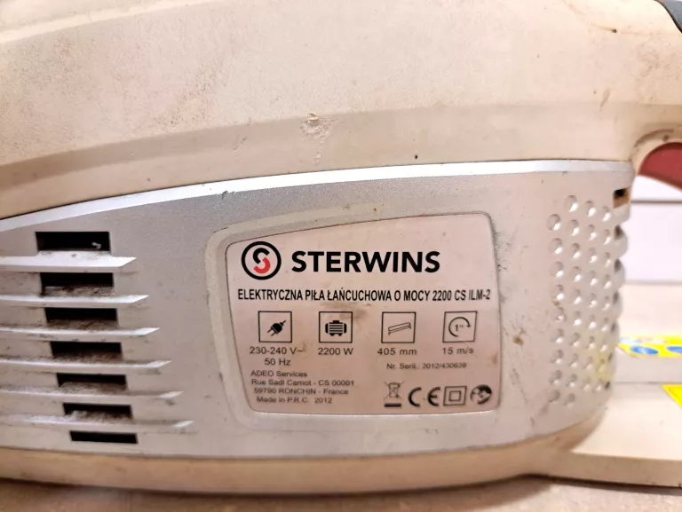 PIŁA ŁAŃCUCHOWA ELEKTRYCZNA STERWINS 2200 CS ILM 2