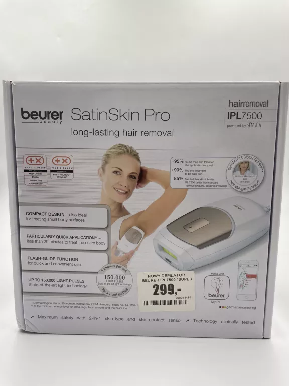 DEPILATOR ŚWIATŁEM BEURER IPL7500 *SUPER CENA* OKAZJA