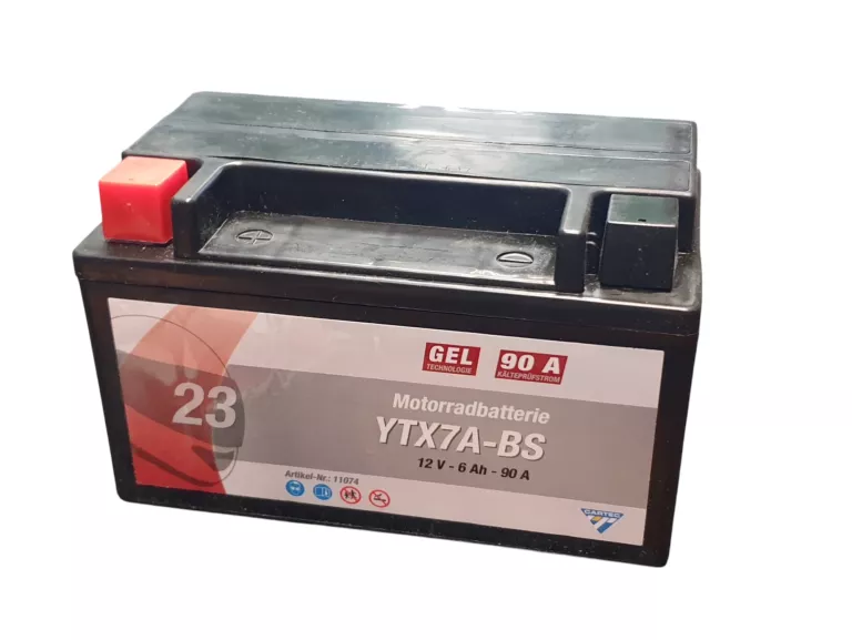 AKUMULATOR ŻELOWY CARTEC YTX7 A-BS 6 AH 90 A