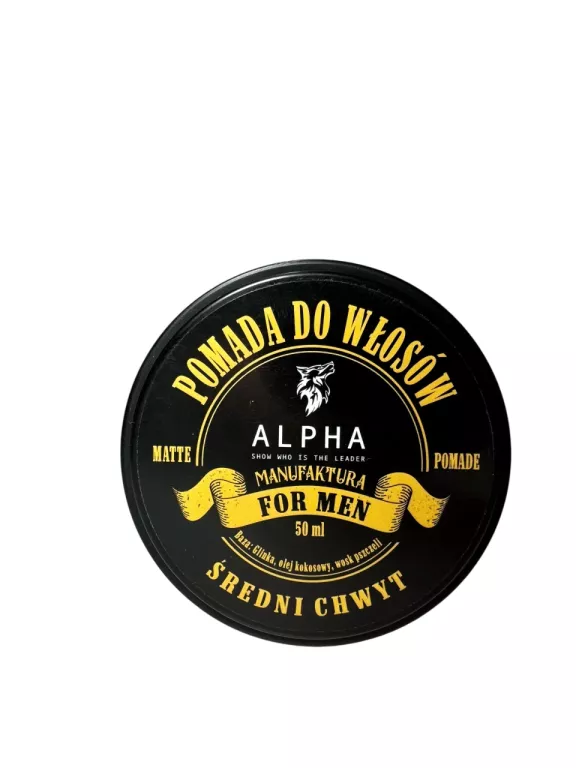 POMADA DO WŁOSÓW PASTA MATOWA MĘSKA ALPHA BARBERIA 50ML