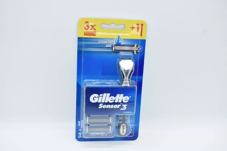 MASZYNKA Z WKŁADAMI GILLETTE SENSOR 3 MASZYNKA+3 WKŁADY