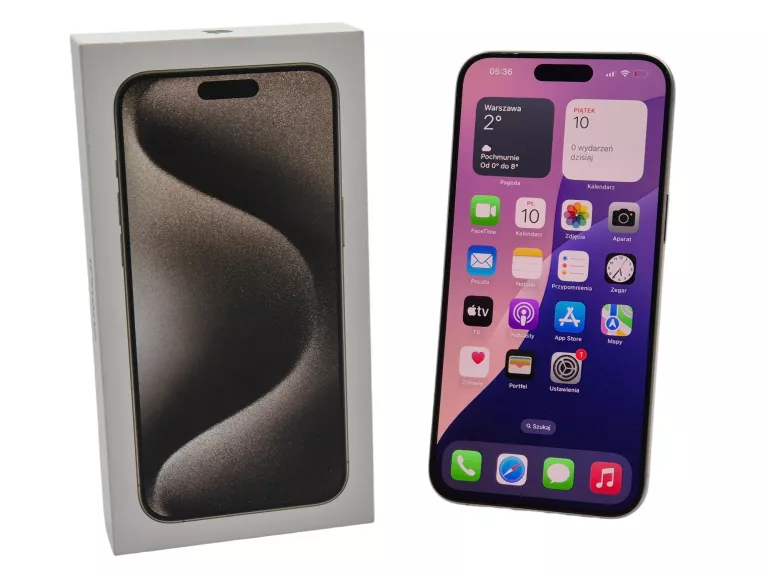 TELEFON APPLE IPHONE 15 PRO MAX 256GB KONDYCJA BATERII: 95% - NA CZĘŚCI!
