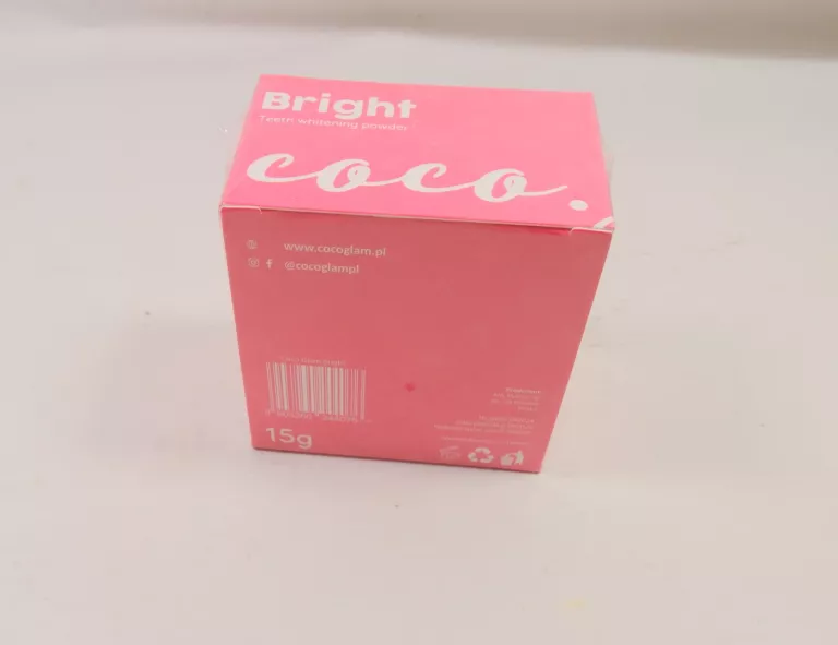 PROSZEK WYBIELAJĄCY ZĘBY COCO GLAM BRIGHT 15G