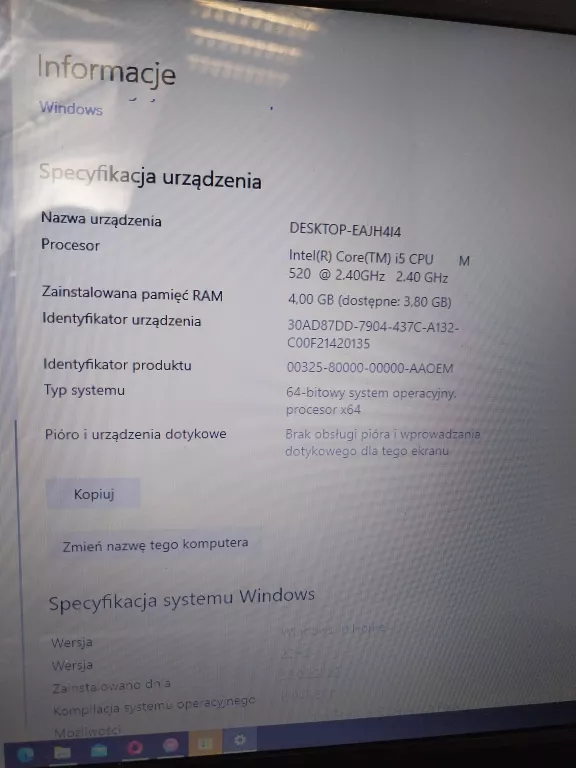 LAPTOP SAMSUNG R540 I5 ZASILACZ TORBA