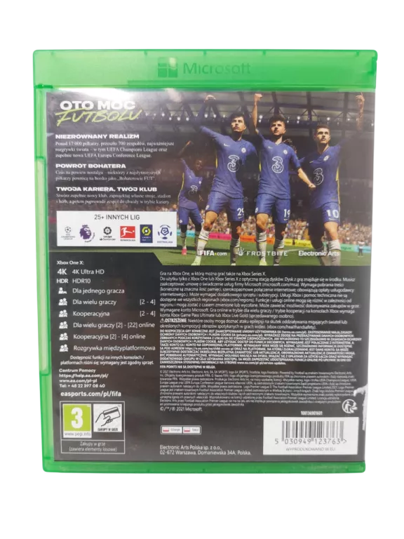 FIFA 22 PL MICROSOFT XBOX ONE