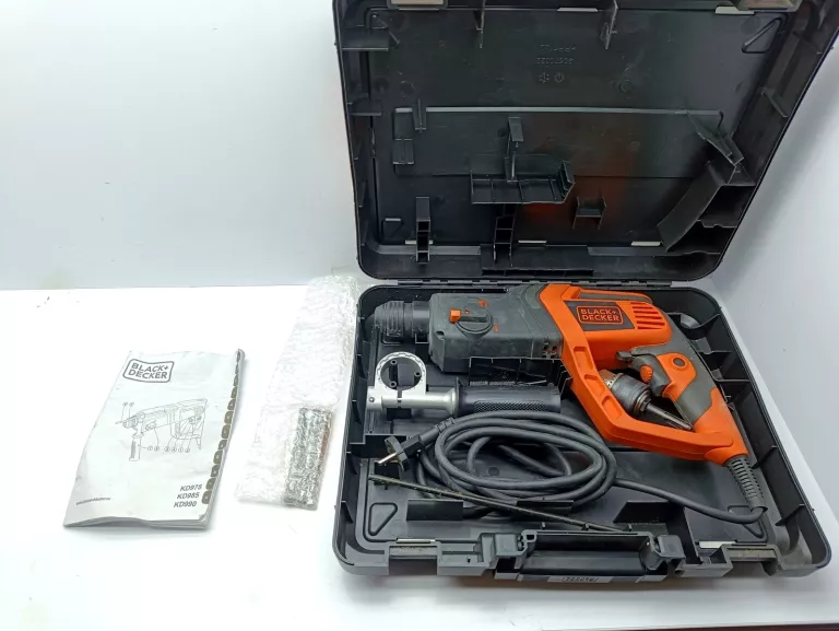 MŁOTOWIERTARKA BLACK&DECKER KD975 710W 1,8J #JAK NOWA