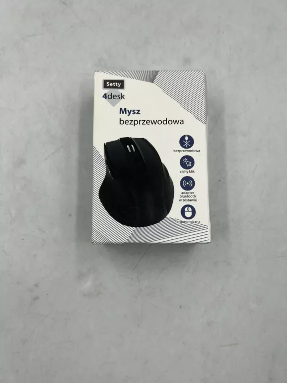 MYSZ BEZPRZEWODOWA 4DESK SETTY CICHY KLIK BLUETOOTH ERGONOMICZNA